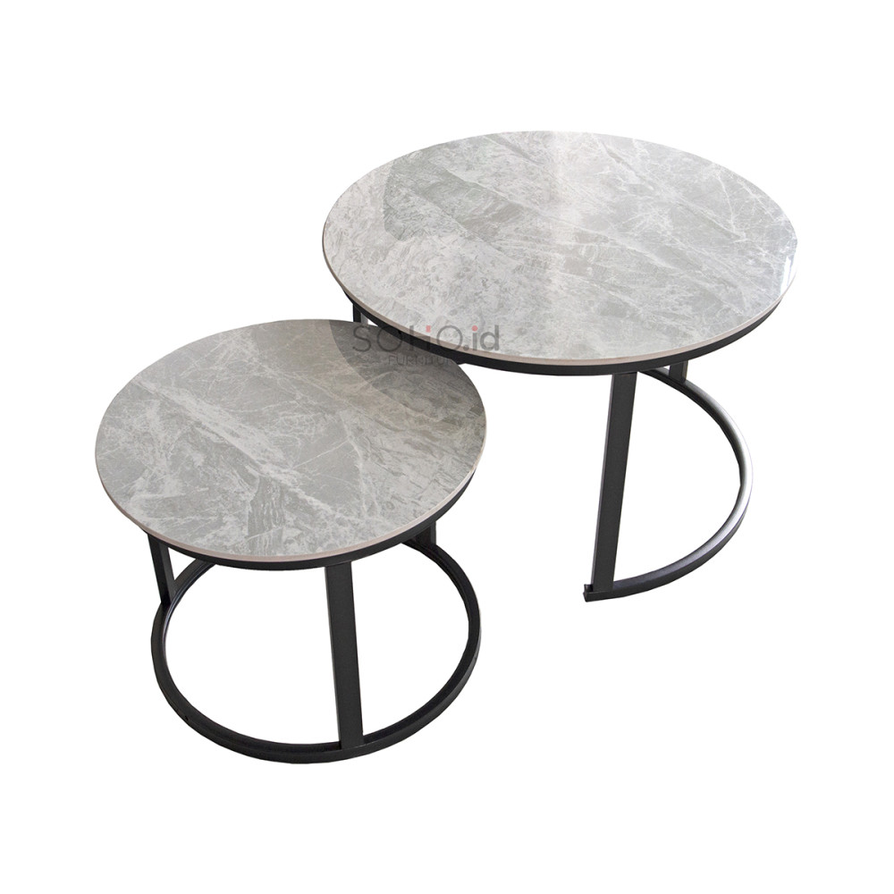 meja-tamu-alison-coffee-table-black طاولة وسط مدوره - الصورة 1